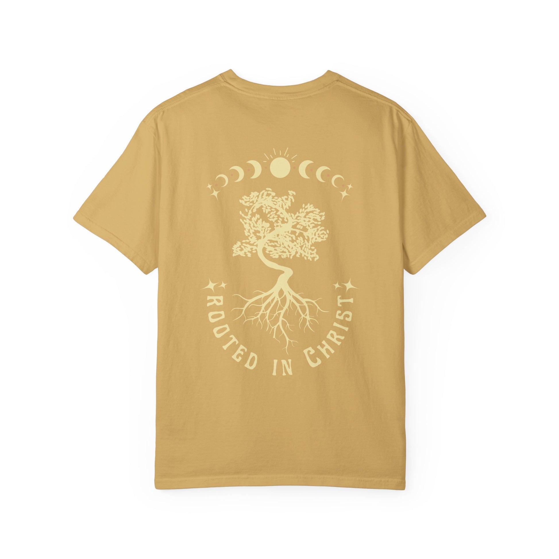 Rooted in Christ Unisex Garment-Dyed T-shirt | Spiritual Apparel, Faith-Based Gift, Casual Wear, Positive Vibes, Summer Style