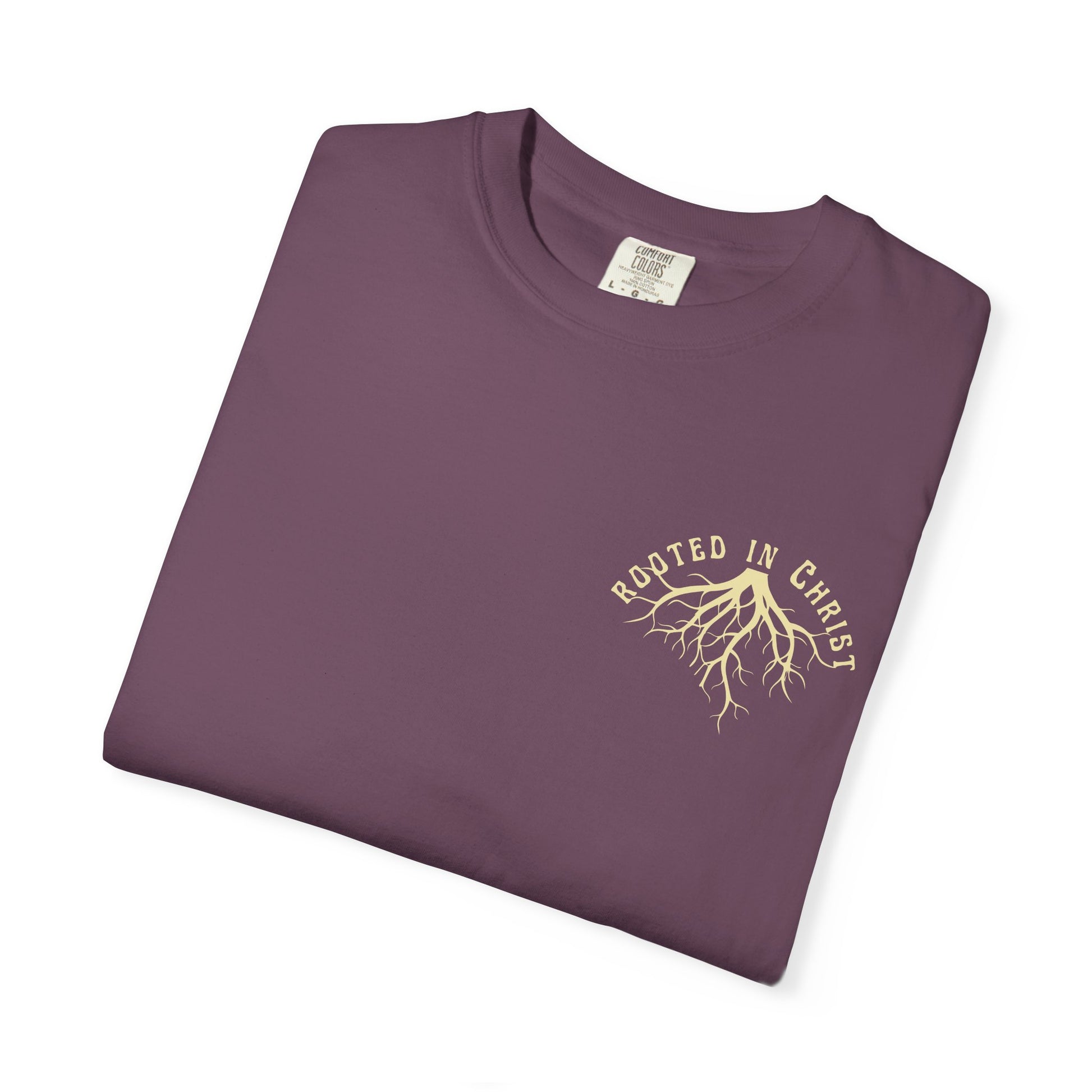 Rooted in Christ Unisex Garment-Dyed T-shirt | Spiritual Apparel, Faith-Based Gift, Casual Wear, Positive Vibes, Summer Style