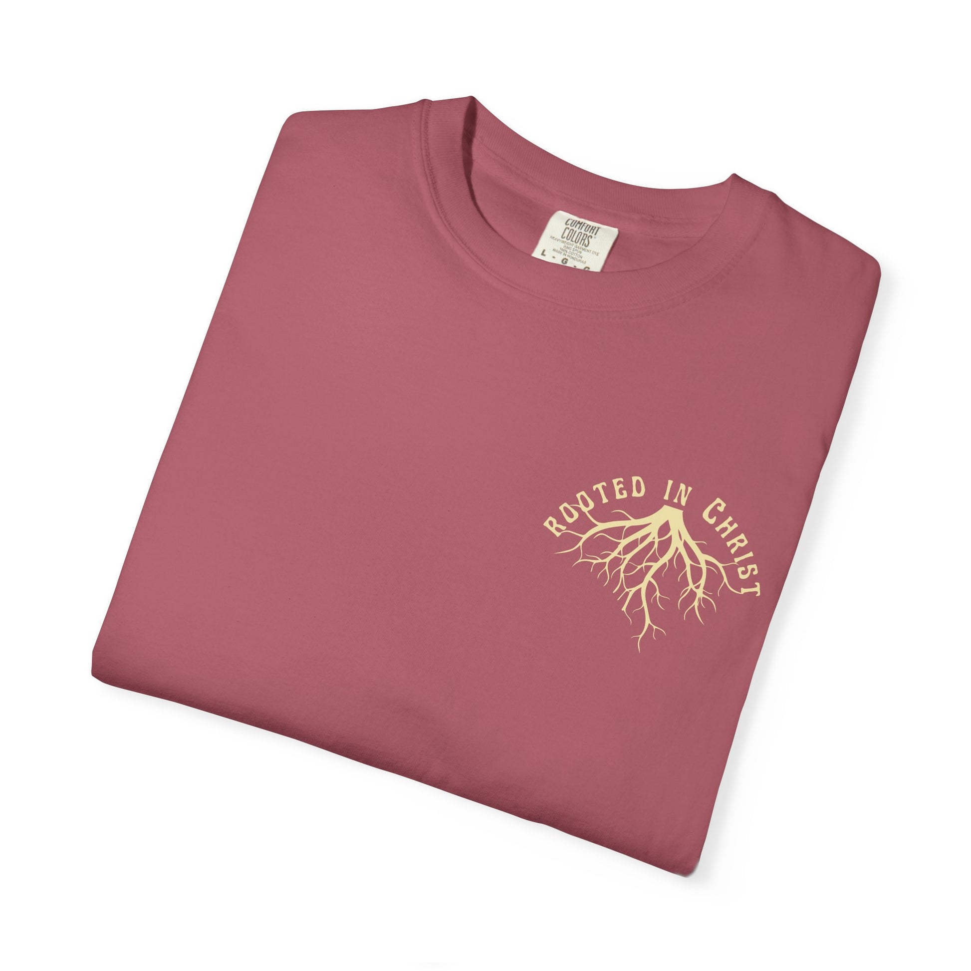 Rooted in Christ Unisex Garment-Dyed T-shirt | Spiritual Apparel, Faith-Based Gift, Casual Wear, Positive Vibes, Summer Style