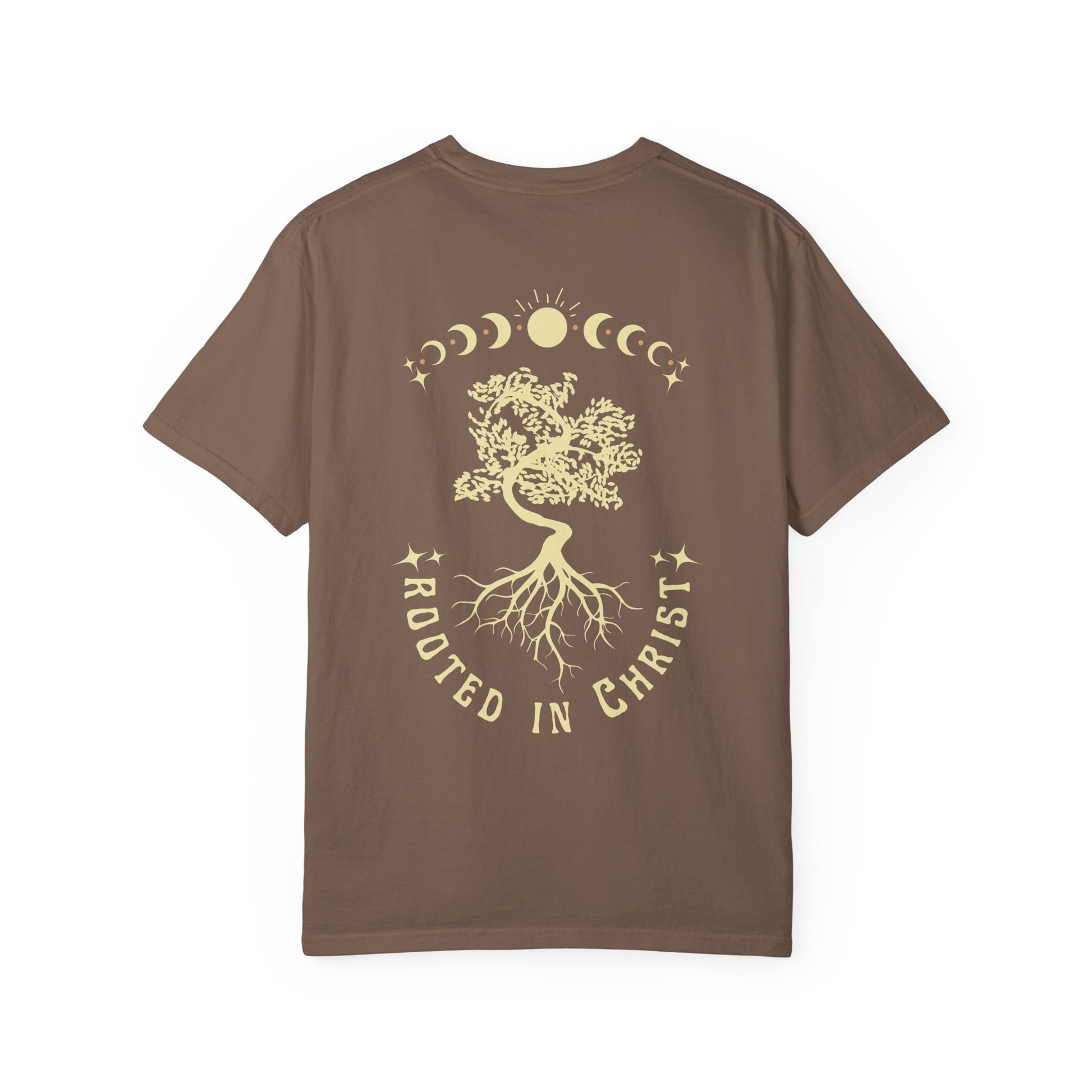 Rooted in Christ Unisex Garment-Dyed T-shirt | Spiritual Apparel, Faith-Based Gift, Casual Wear, Positive Vibes, Summer Style
