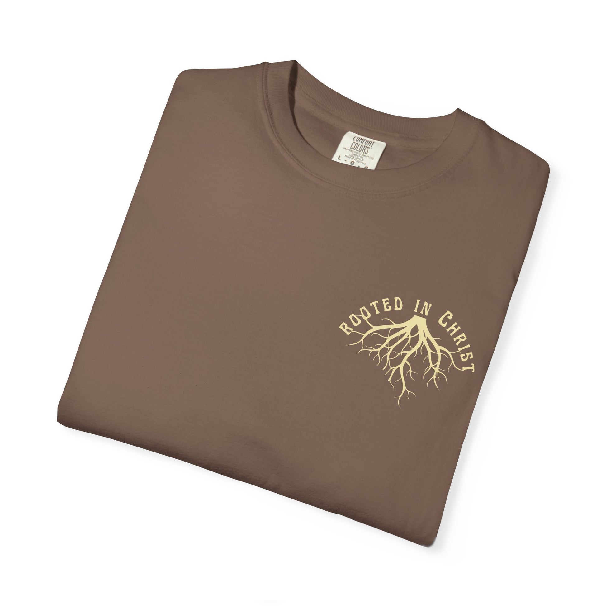 Rooted in Christ Unisex Garment-Dyed T-shirt | Spiritual Apparel, Faith-Based Gift, Casual Wear, Positive Vibes, Summer Style