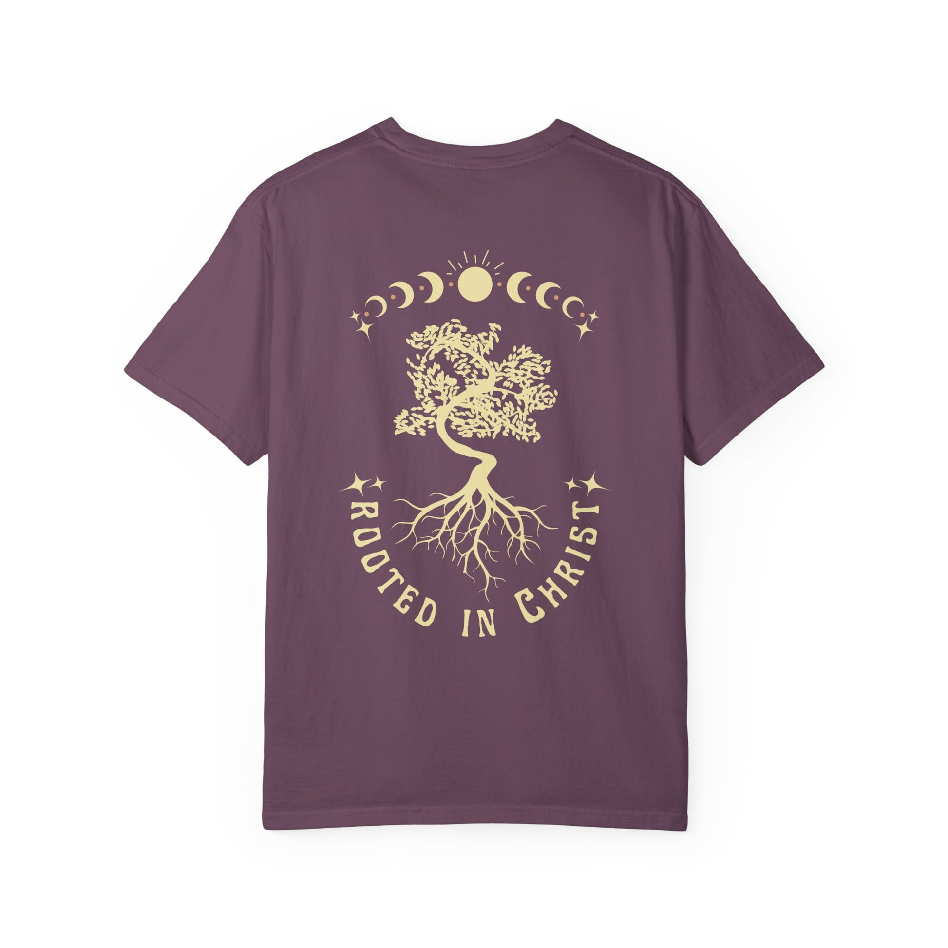 Rooted in Christ Unisex Garment-Dyed T-shirt | Spiritual Apparel, Faith-Based Gift, Casual Wear, Positive Vibes, Summer Style